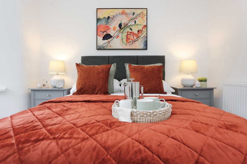 Bedroom staging to sell